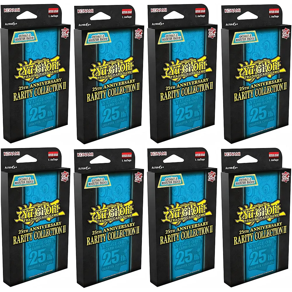 meinspielzeug - Konami Yu-Gi-Oh 25th Anniversary Rarity Collection II Tuckbox Display - Deutsch | Sammelkarten