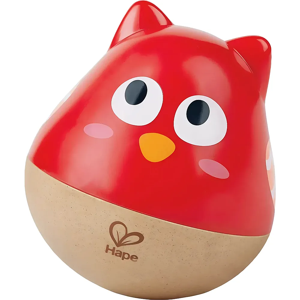 Hape Owl Musical Wobbler  Red