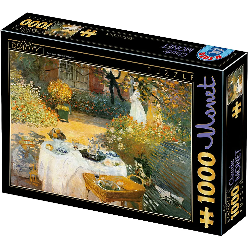 DToys Puzzle Claude Monet Das Fr�hst�ck - 1000 Teile