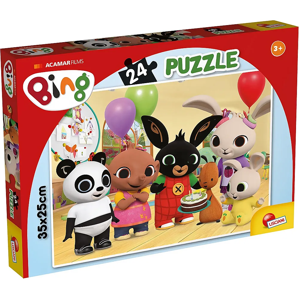 Lisciani Puzzle Alles Gute zum Geburtstag Bing 24Teile