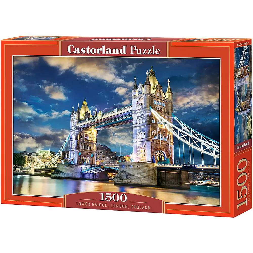 Castorland Puzzle Tower Bridge, London - England 1500Teile