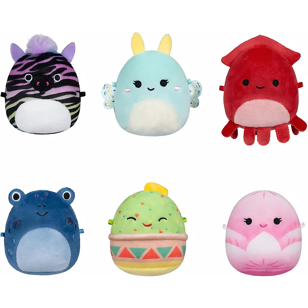 Squishmallows Pl�schtier Pl�sch-Micromallows - 6 Teile
