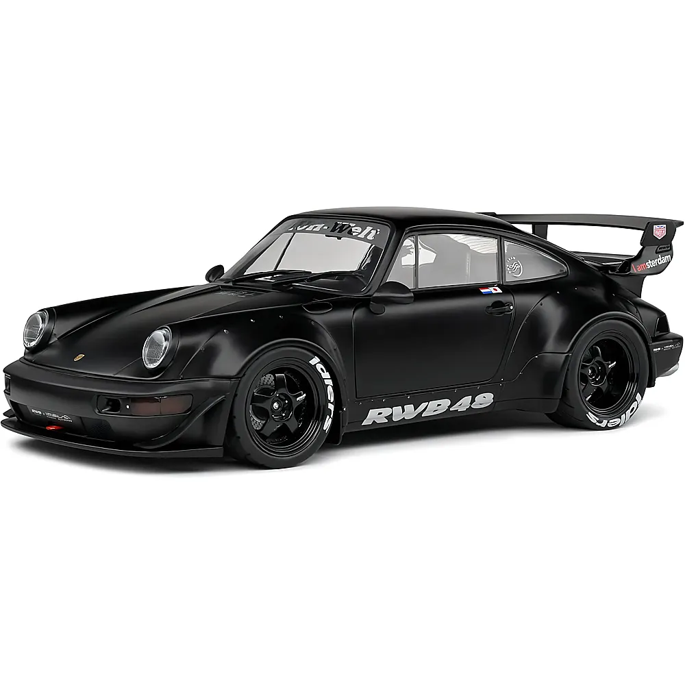 Solido 1:18 Porsche RWB Bodykit Darth Vader Schwarz