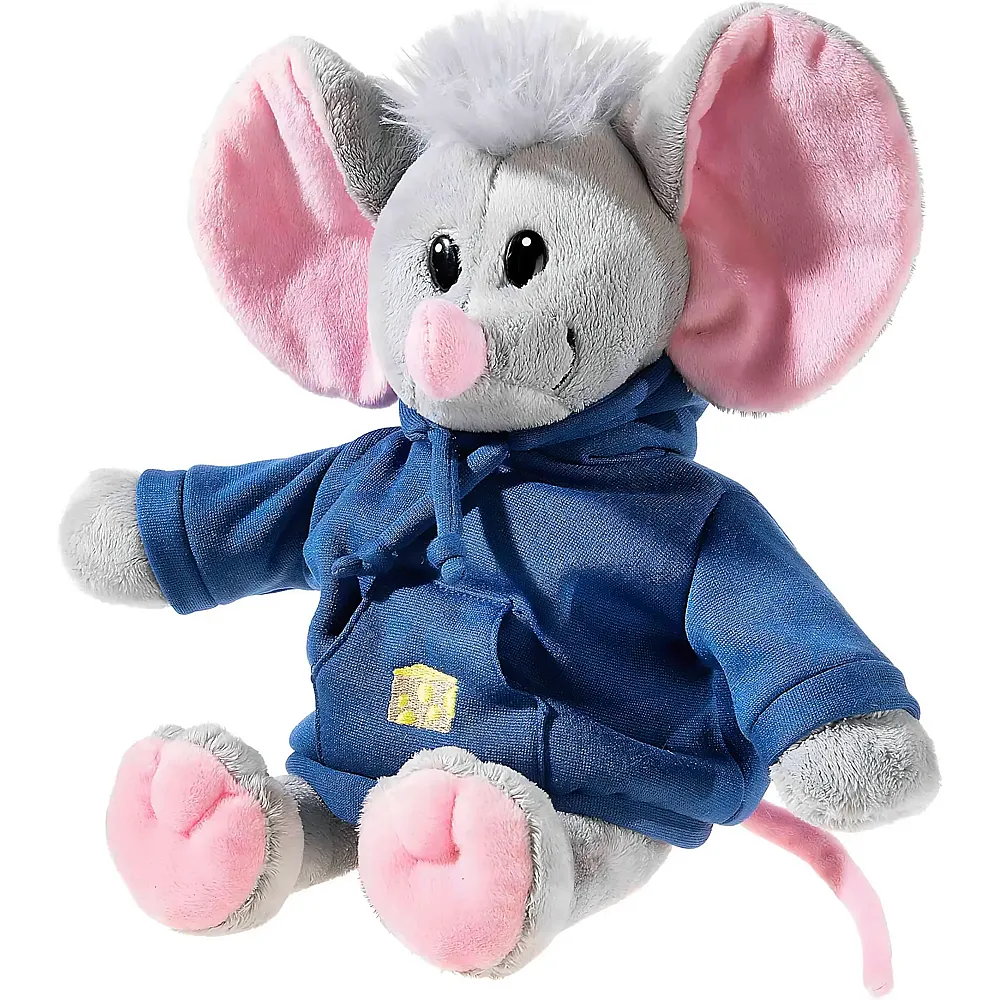 Heunec Kapuzen-Kumpel Maus Kati K�se - 35 cm - Bauernhoftiere Pl�sch