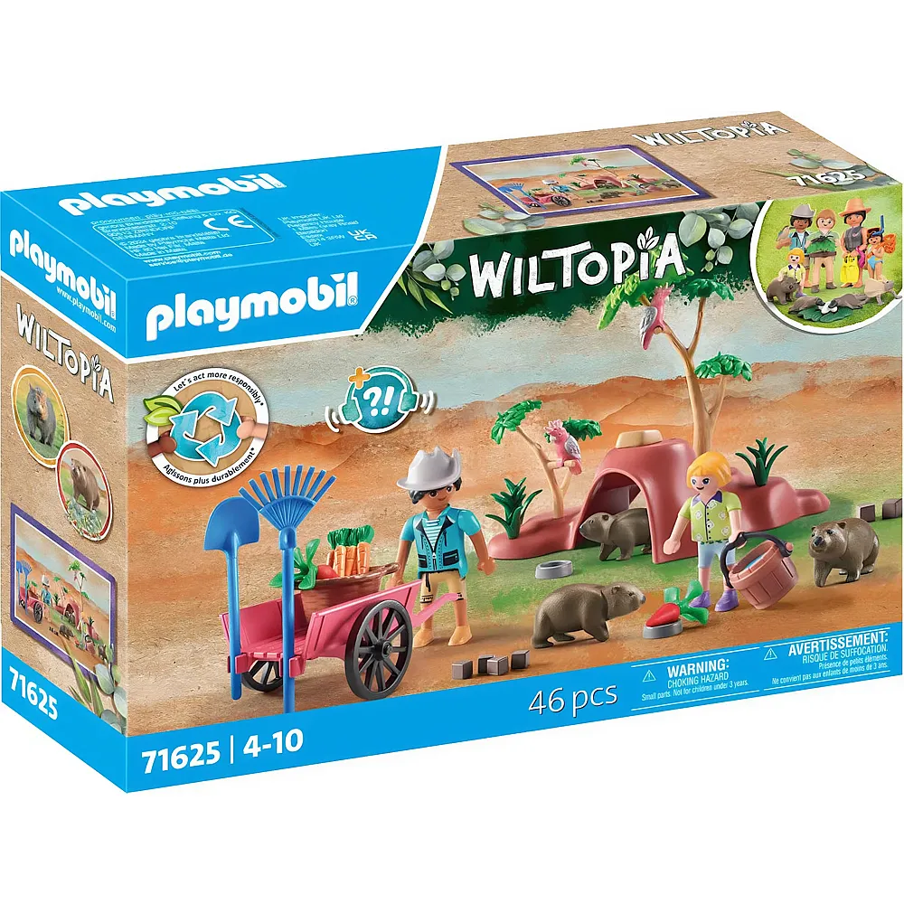 PLAYMOBIL Wiltopia Wombat Unterschlupf 71625