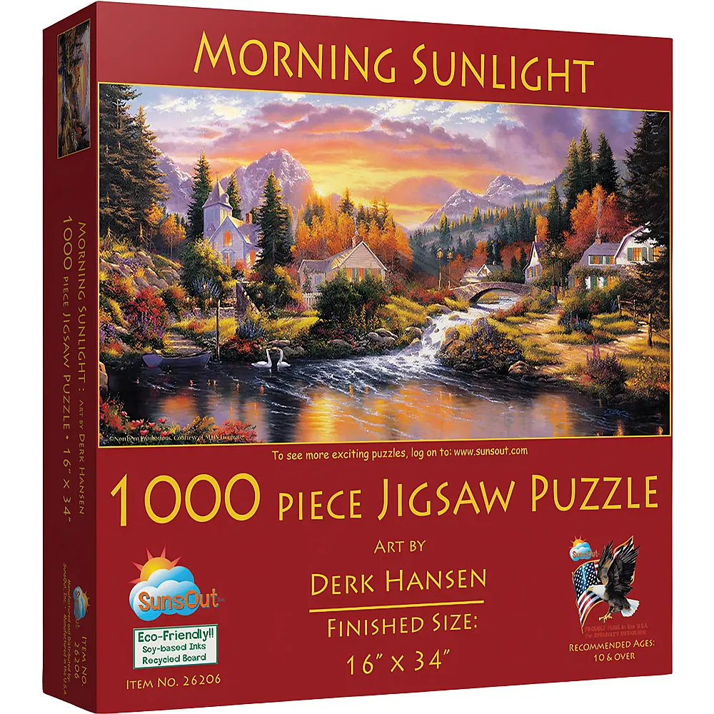 SunsOut Puzzle Derk Hansen Morning Sunlight - 1000 Teile