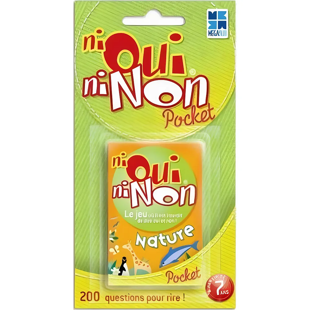 Megableu NI Oui NI Non Pocket Nature