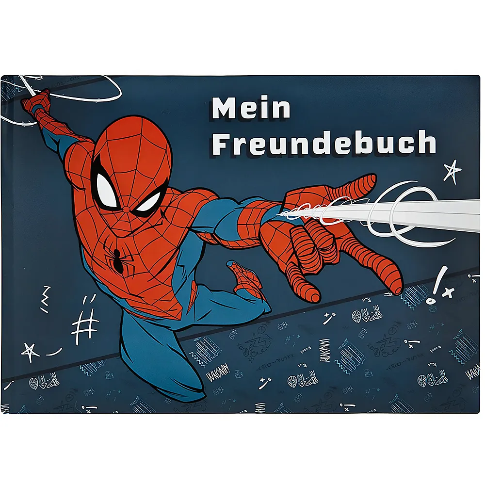 Undercover Spiderman Freundebuch A5 DE