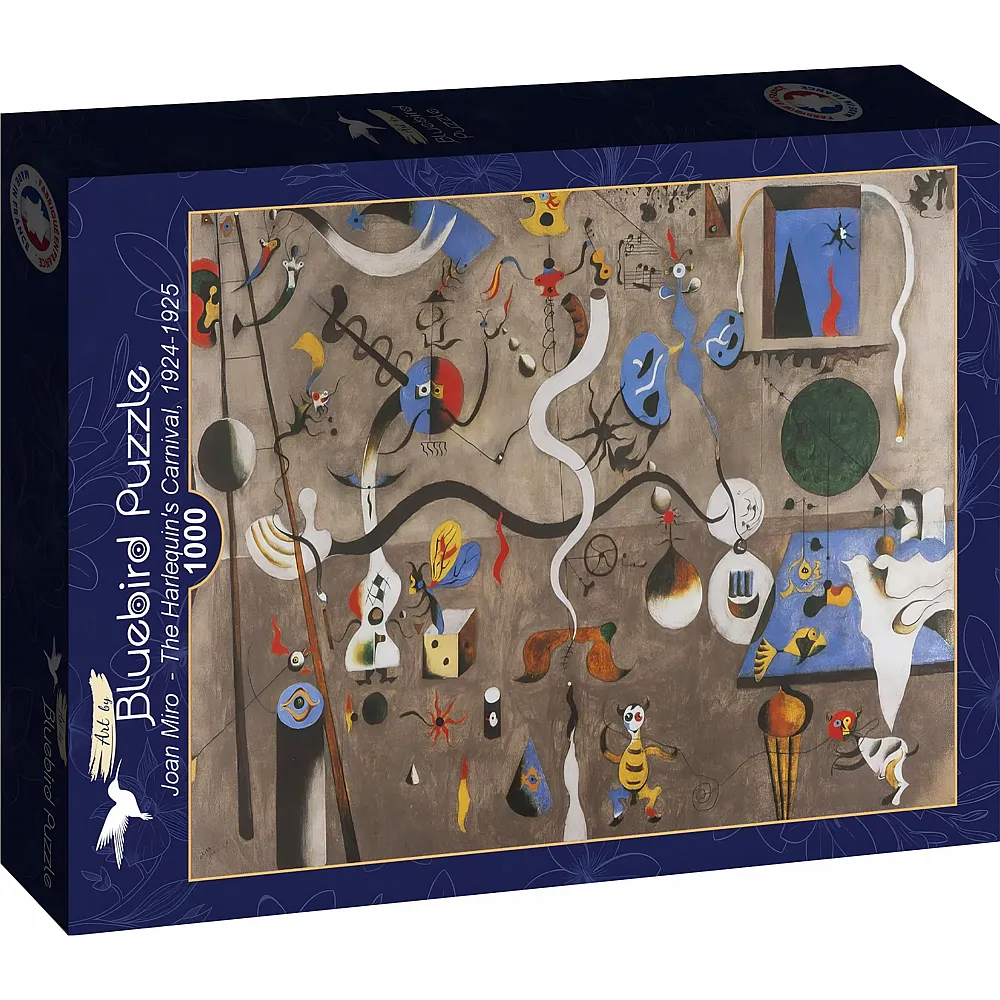 Bluebird Puzzle Miro Joan The Harlequin's Carnival, 1924-1925 - 1000 Teile