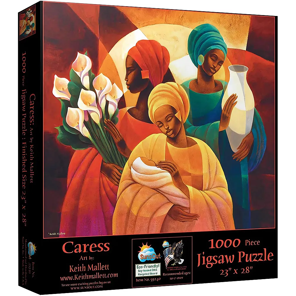 SunsOut Puzzle Keith Mallett Caress - 1000 Teile
