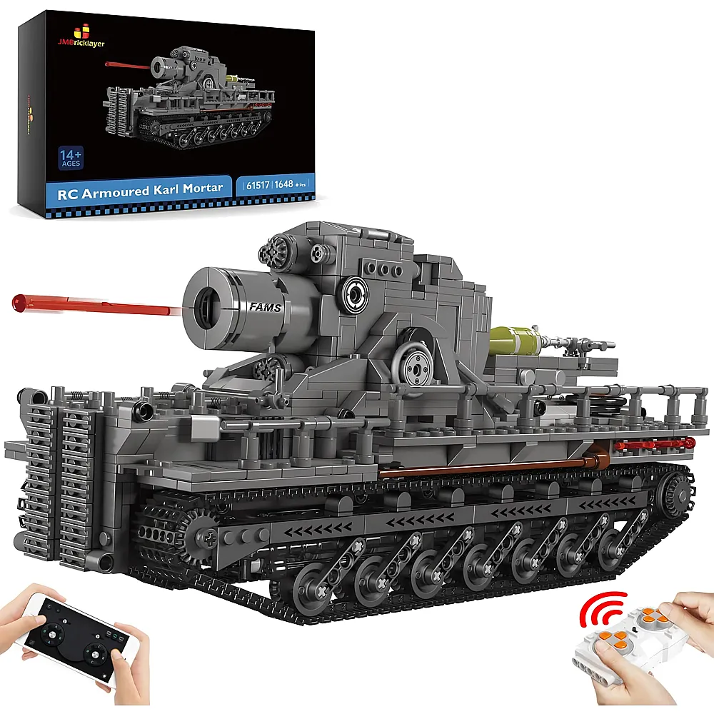 JMBricklayer Military RC Armoured Karl Mortar 61517