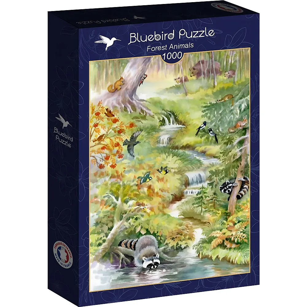 Bluebird Puzzle Forest Animals - 1000 Teile