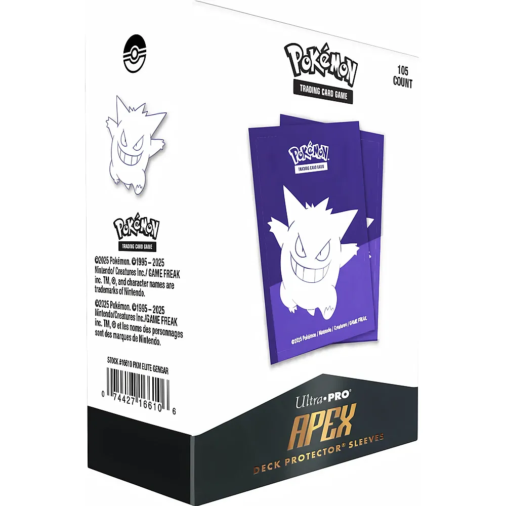 Ultra Pro Pok�mon - Gengar APEX Deck Protector Sleeves 105