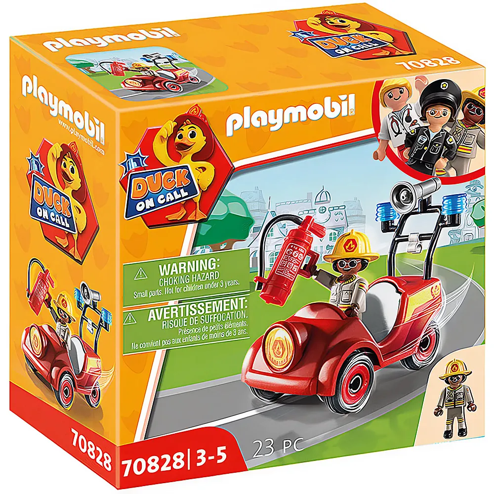 PLAYMOBIL Duck on Call Mini-Auto Feuerwehr 70828