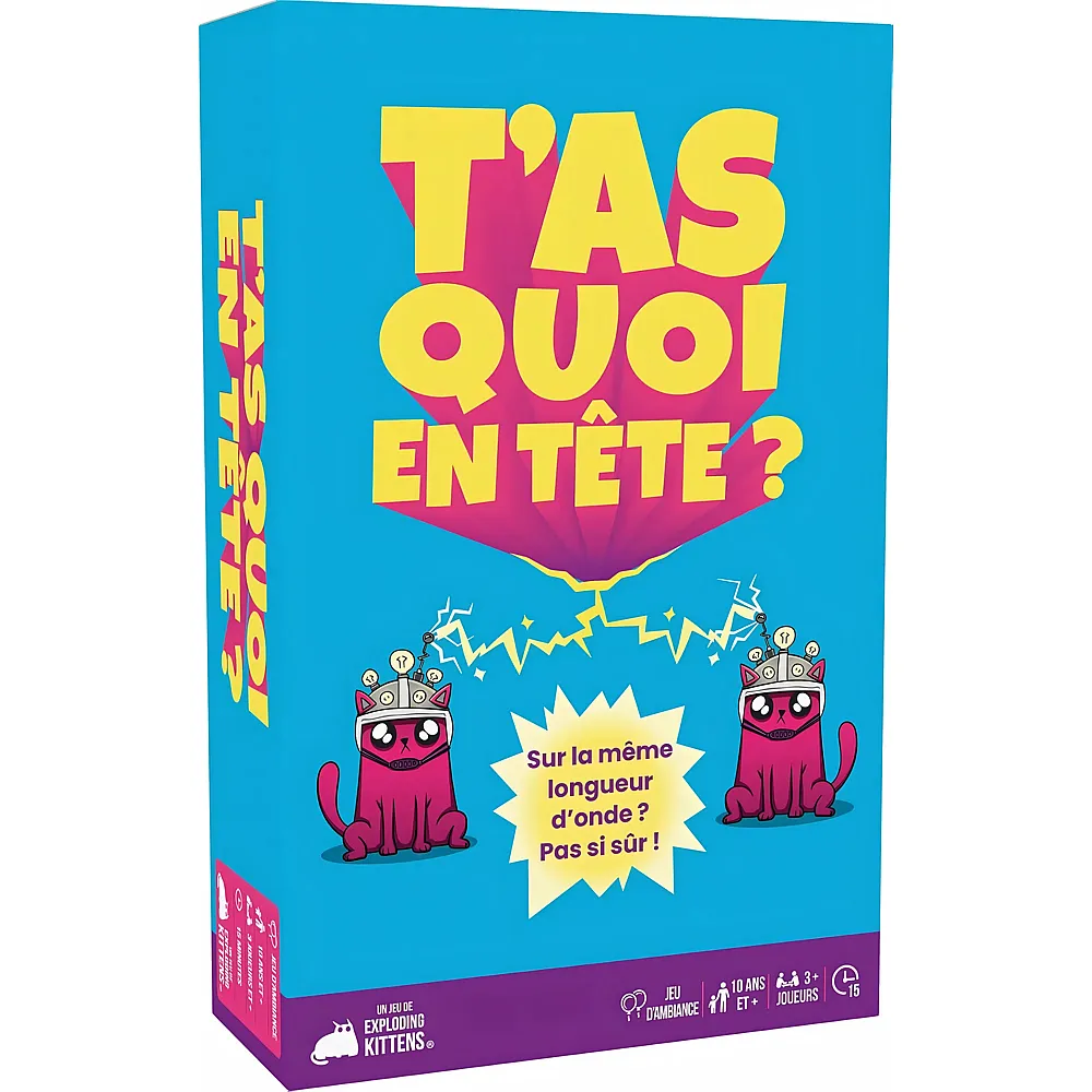 Exploding Kittens T'as Quoi en T�te - Franais