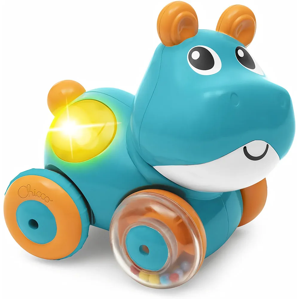 Chicco Nilpferd Ziehspielzeug mit Rollen  Sprint & Los