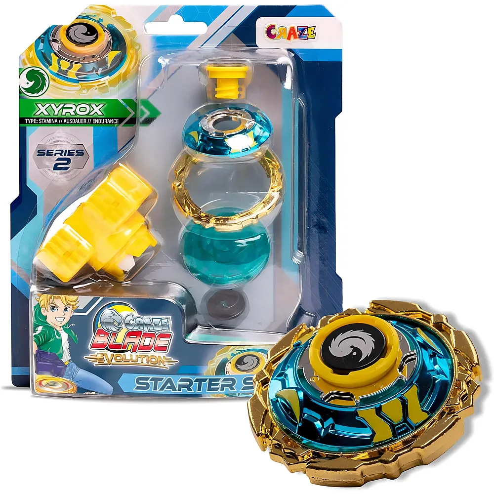 meinspielzeug - Craze Blade Starter Set Evolution Xyrox | Battling