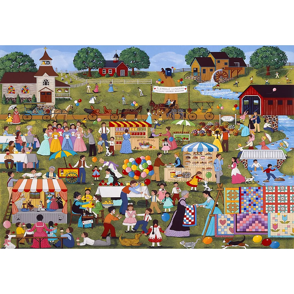 Alipson Puzzle Annual Church Bazaar - 1000 Teile - Puzzle 1000 Teile