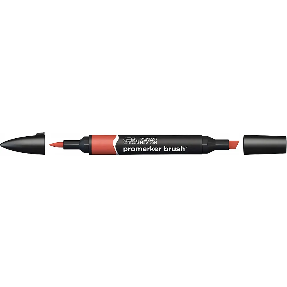 meinspielzeug - Winsor & Newton Promarker Brush mit 2 Spitzen Gebrannte Orange | Farbe & Kreide