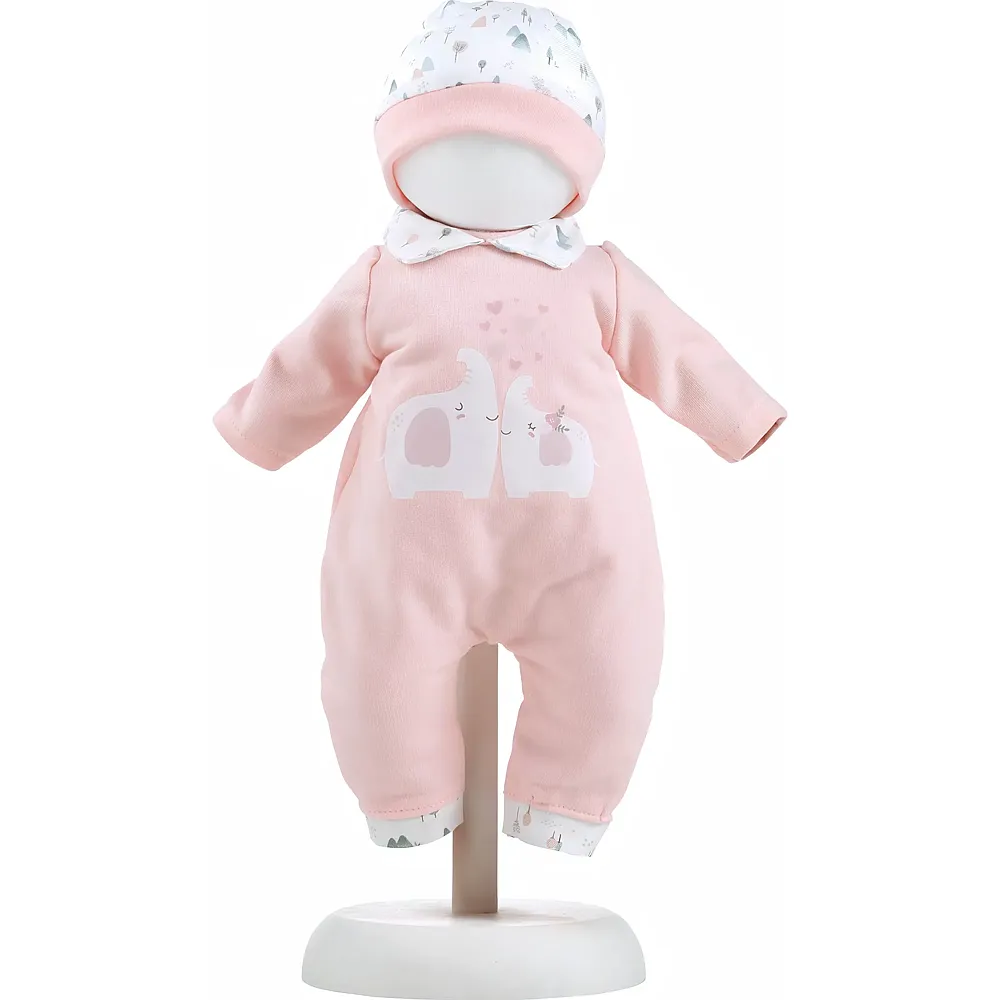 Llorens Pyjamaset Elefant Rosa - 38 cm