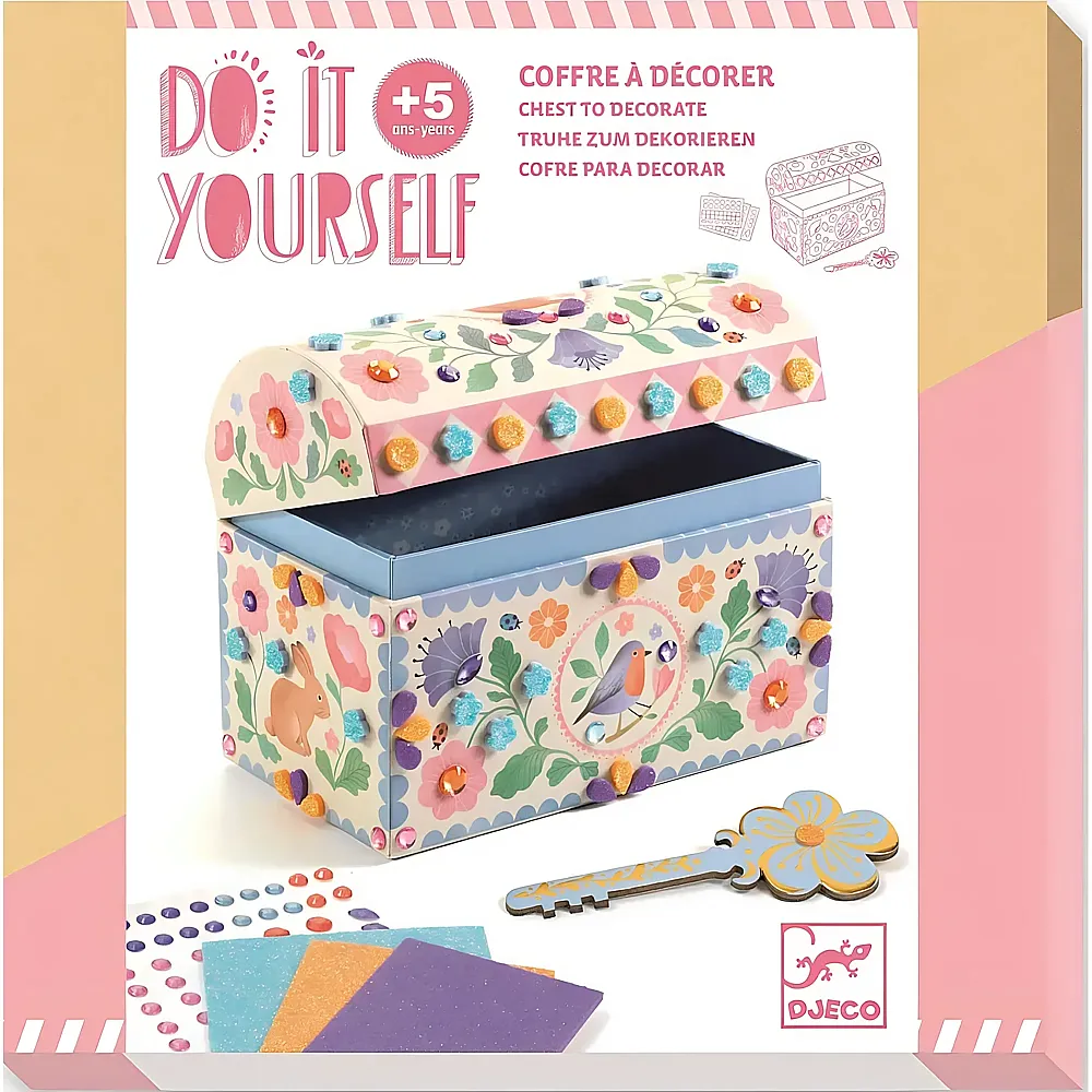 Djeco Kreativ Do It Yourself Schatztruhe Kostbare Sch�tze
