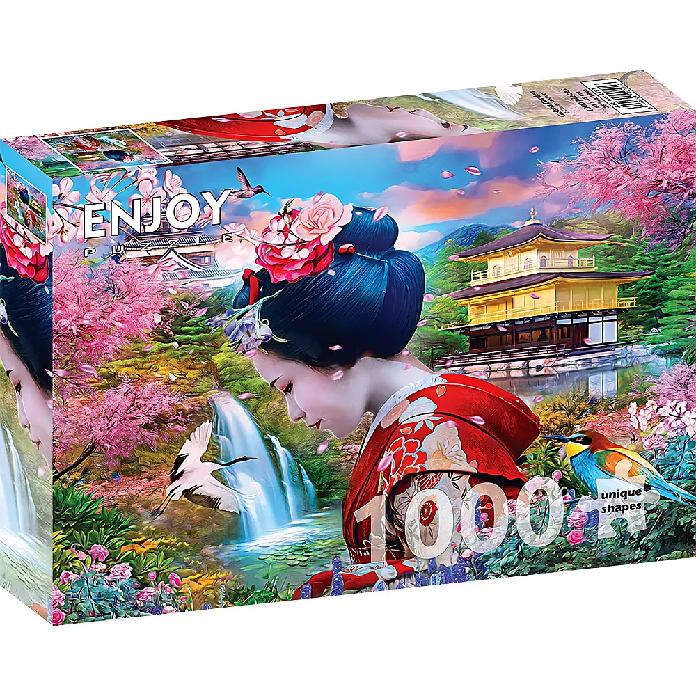 Enjoy Puzzle Geisha-Garten - 1000 Teile