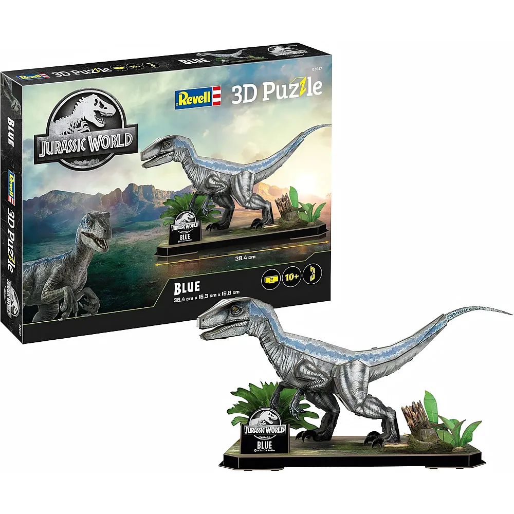 Revell 3D-Puzzle-Bausatz Jurassic World  Velociraptor  57dlg.