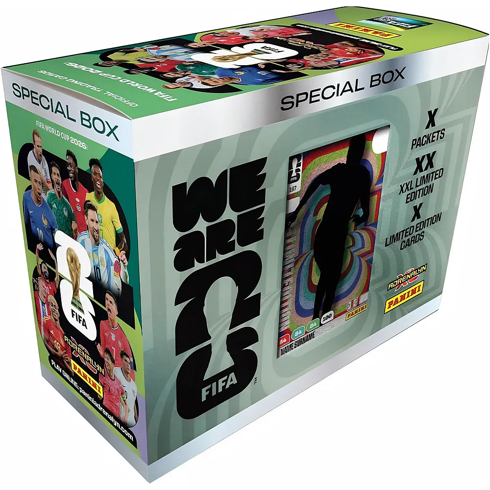 Panini Adrenalyn XL FIFA World Cup 2026 Trading Cards Special Box - Sammelkarten TCG