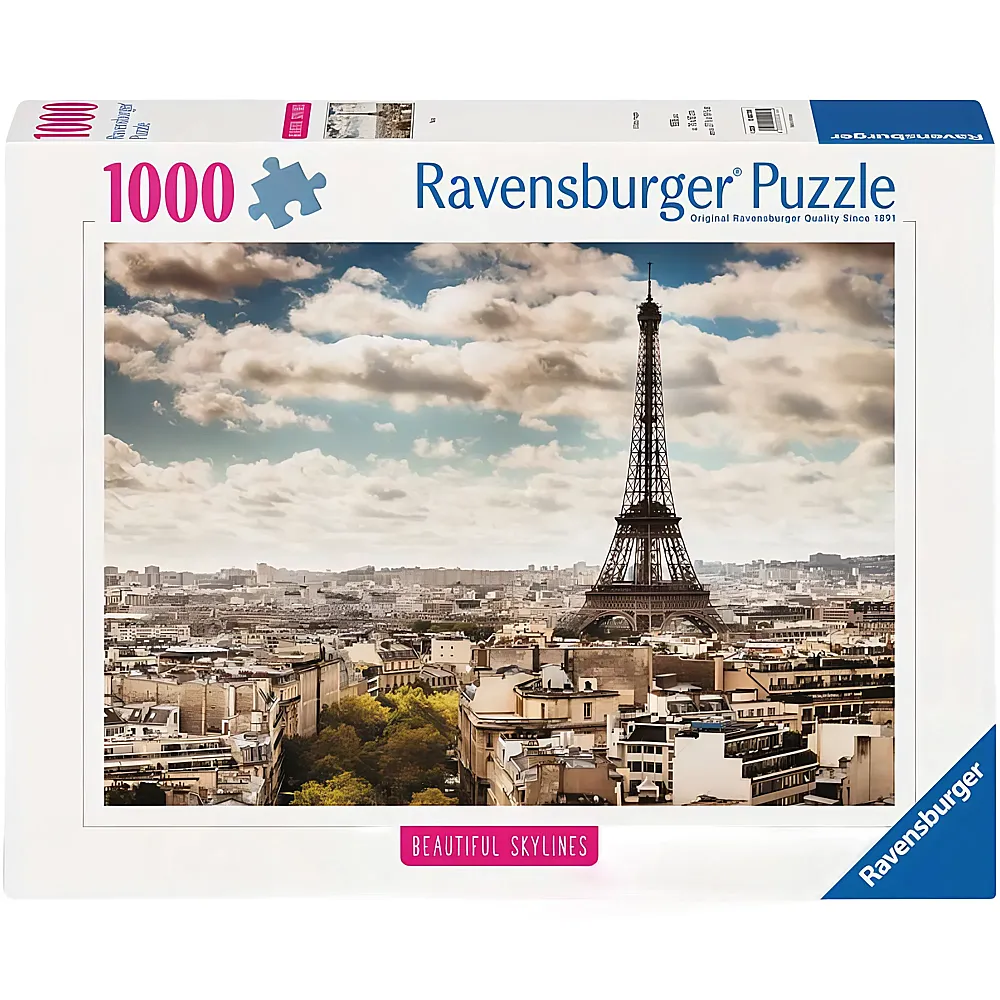 Ravensburger Puzzle Beautiful Skylines Paris 1000Teile