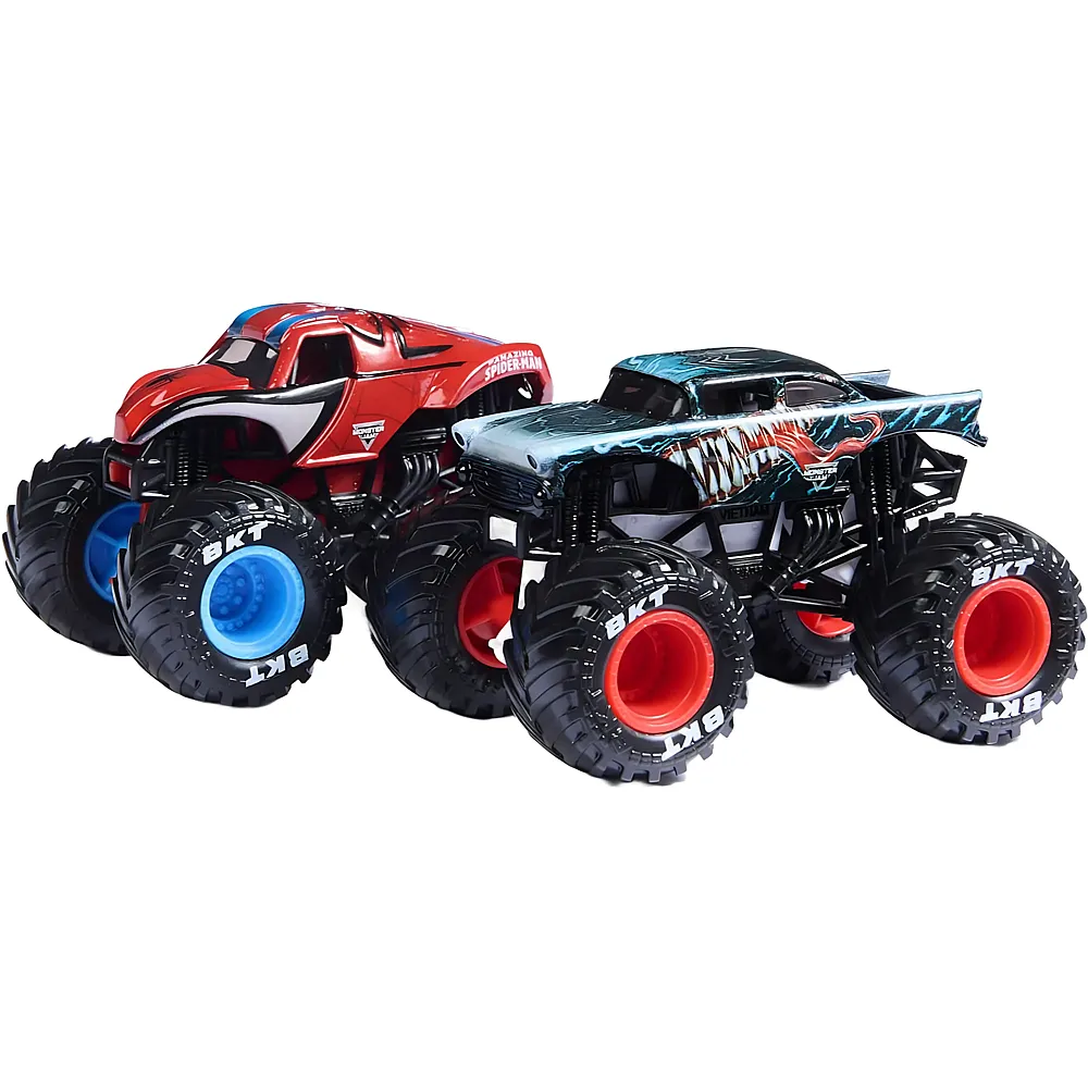 Spin Master Monster Jam Spiderman Marvel Venom vs. The Amazing Spider-Man - 1:64