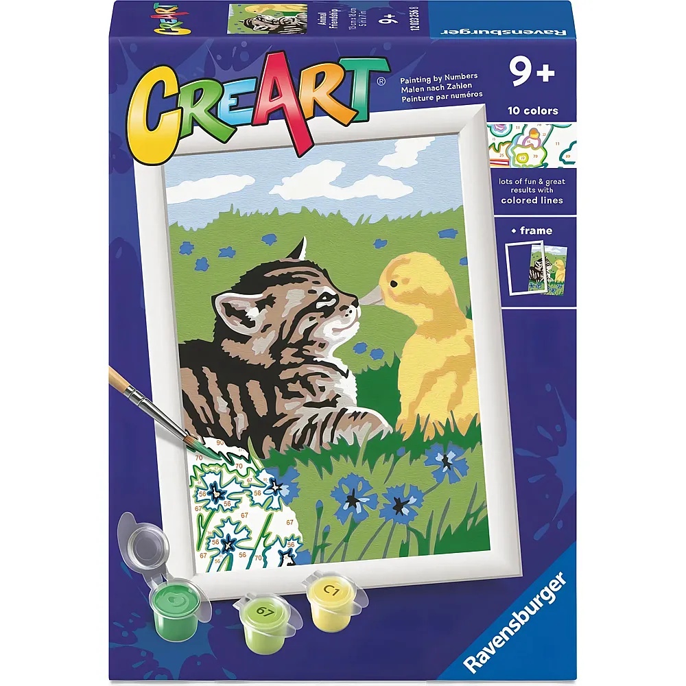 Ravensburger CreArt Malen nach Zahlen - Tierfreundschaft