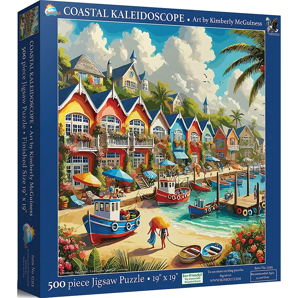 SunsOut Puzzle Kimberly McCuiness Kaleidoskop der K�ste - 500 Teile