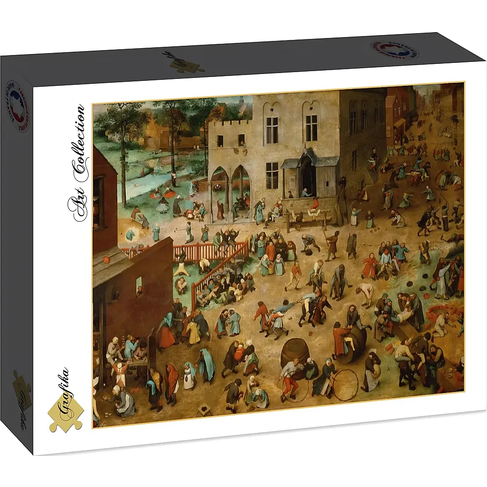 Grafika Puzzle Art Collection Pieter Brueghel: Children's Games, 1560 - 2000 Teile