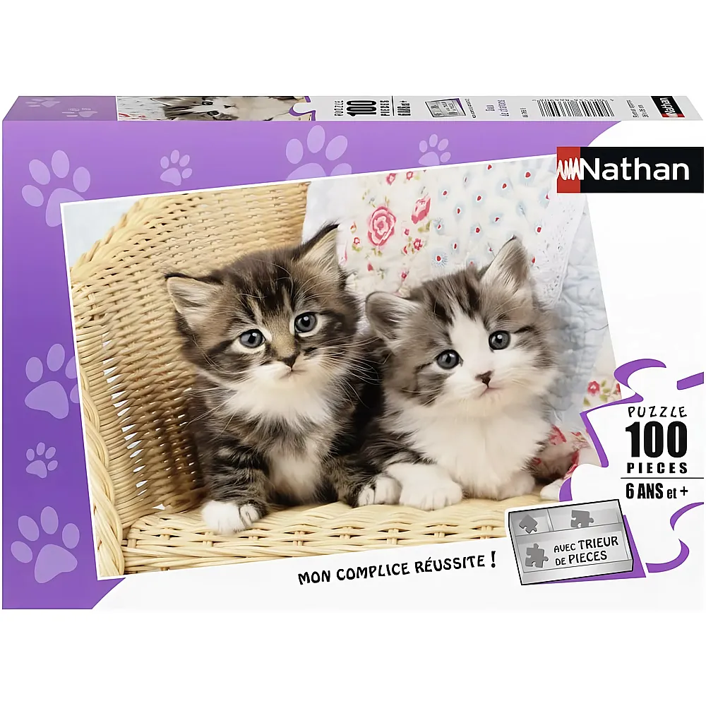 Nathan Puzzle K�tzchen - 100 Teile