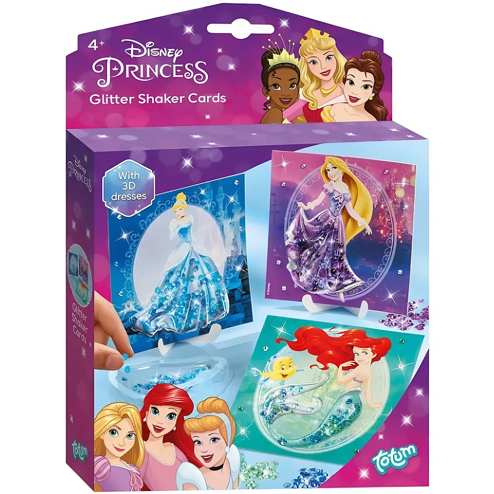 Totum Disney Princess Glitter Shaker Kartenherstellung