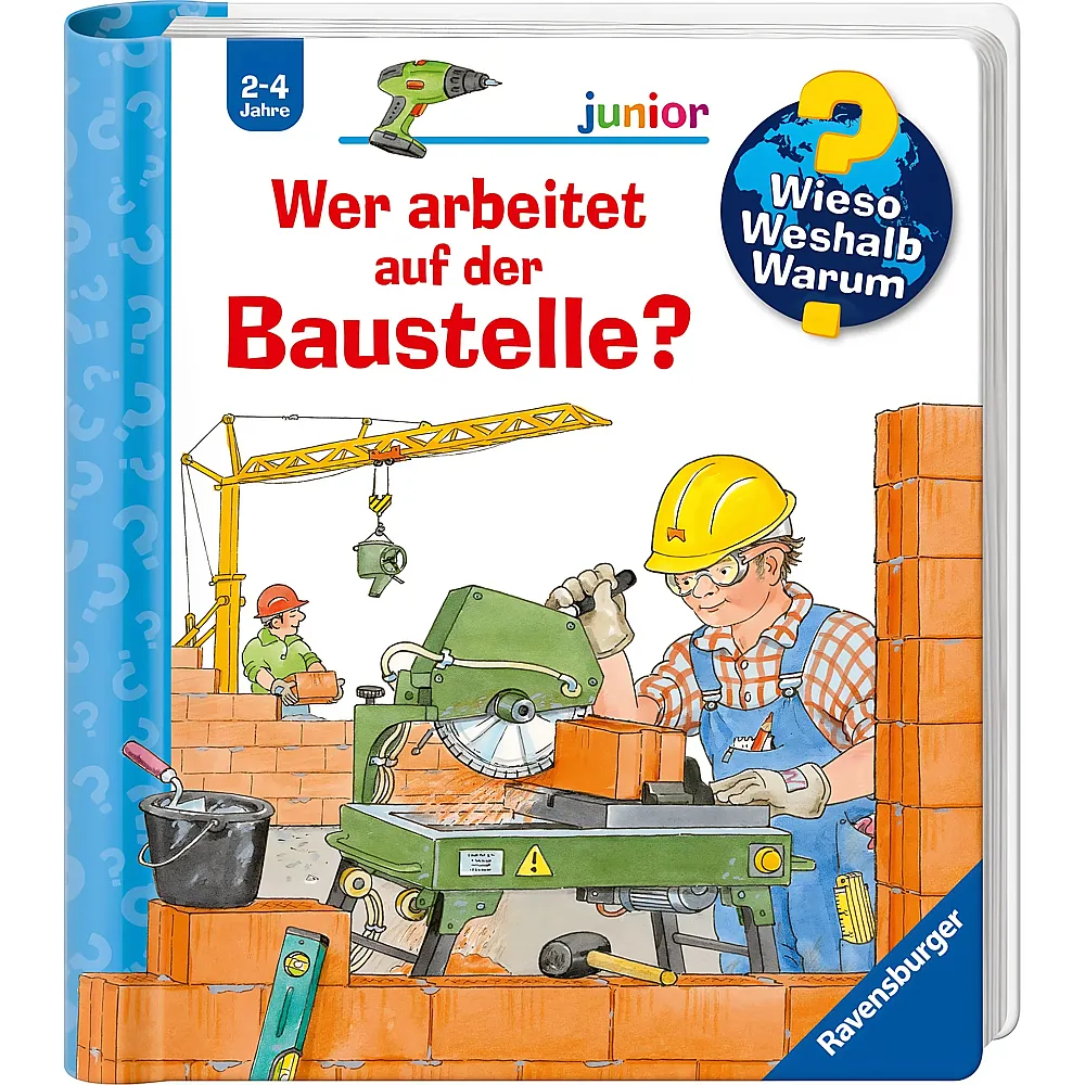 Ravensburger Wieso Weshalb Warum junior Wer arbeitet auf der Baustelle 55