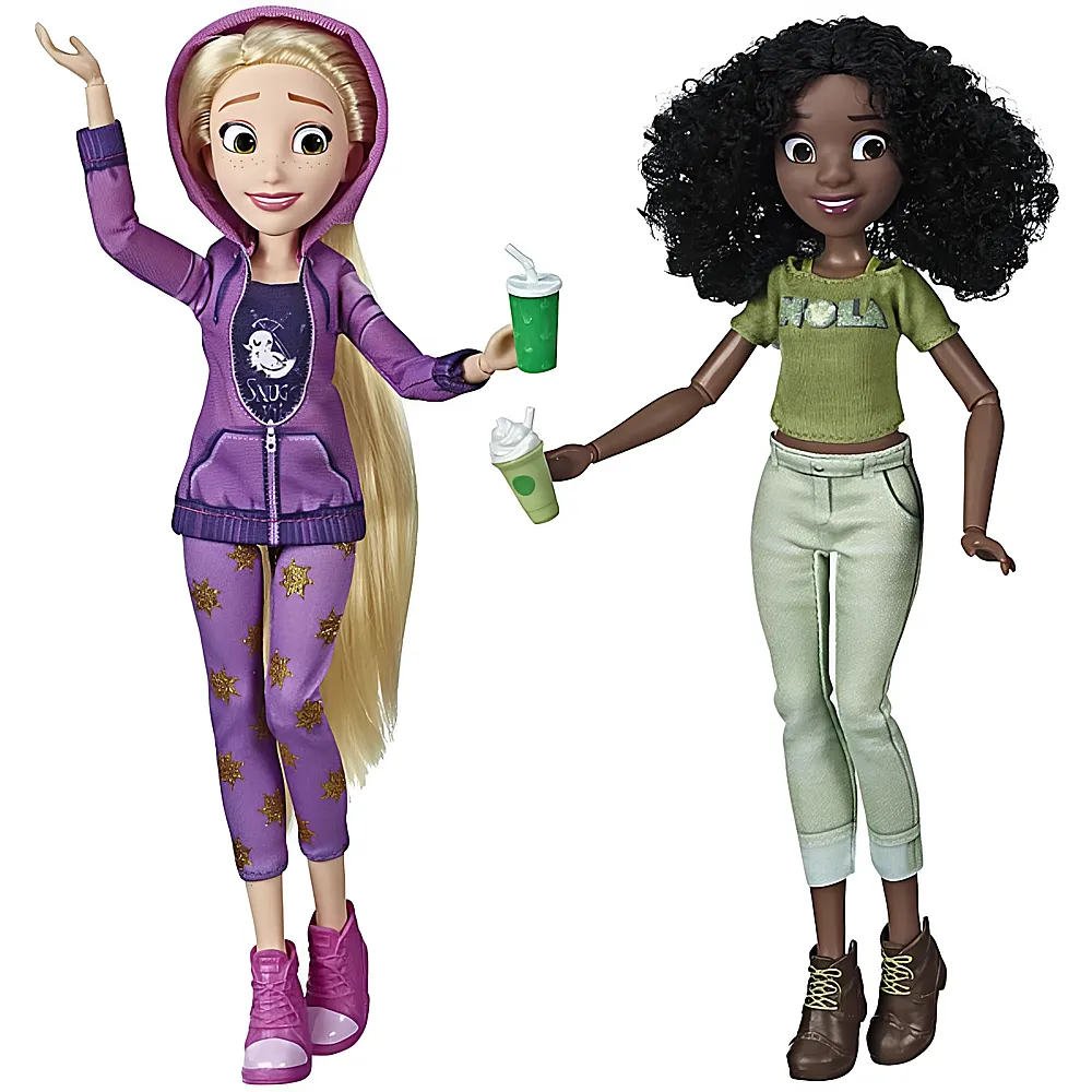Hasbro Disney Princess Rapunzel und Tiana | Modepuppen