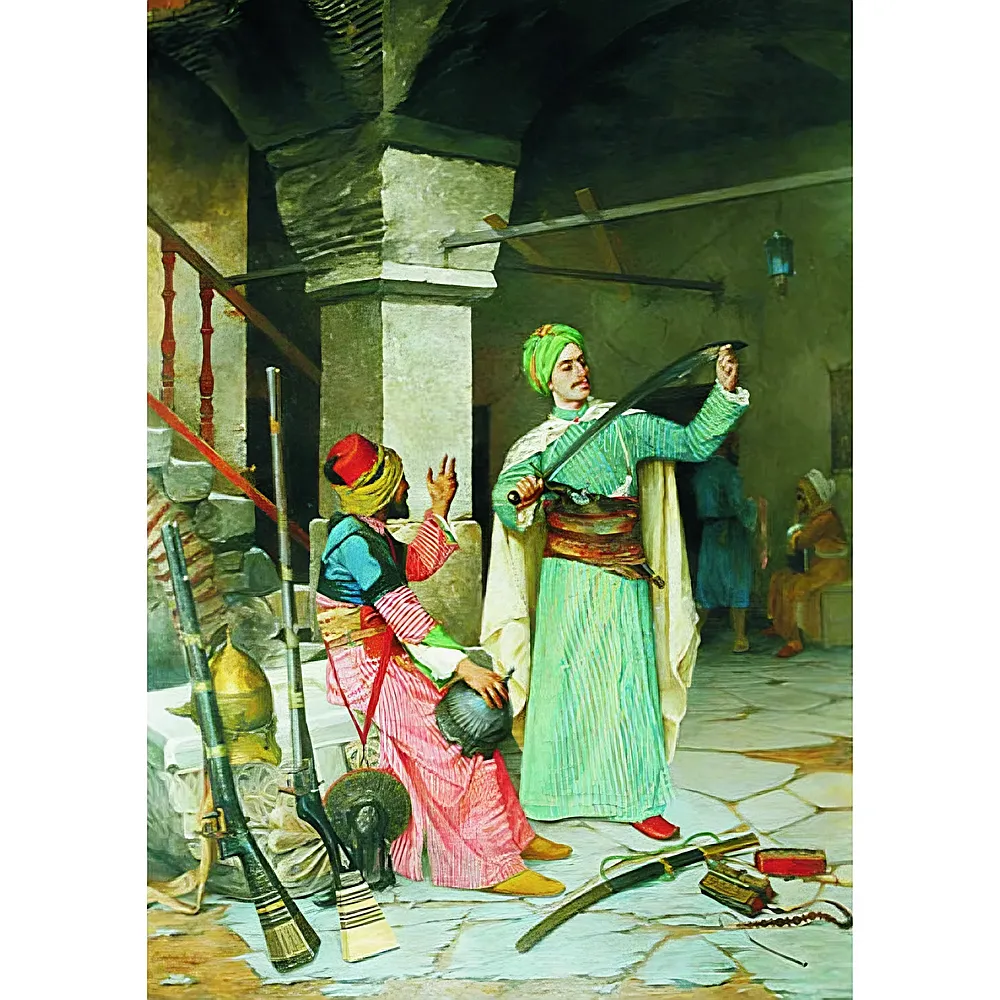Gold Puzzle Osman Hamdi Bey Die Waffenh�ndler - 2000 Teile - Puzzle 2000 Teile