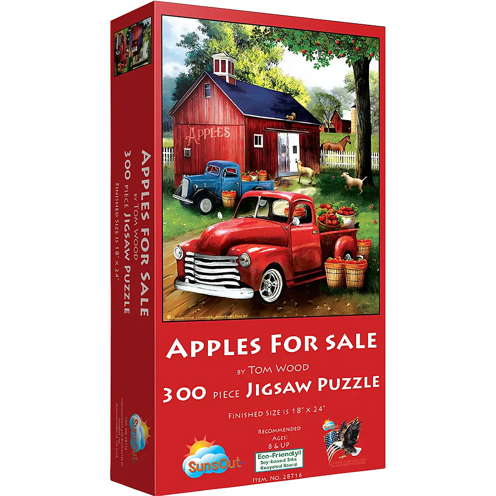 SunsOut Puzzle Tom Wood Apples for Sale 300Teile