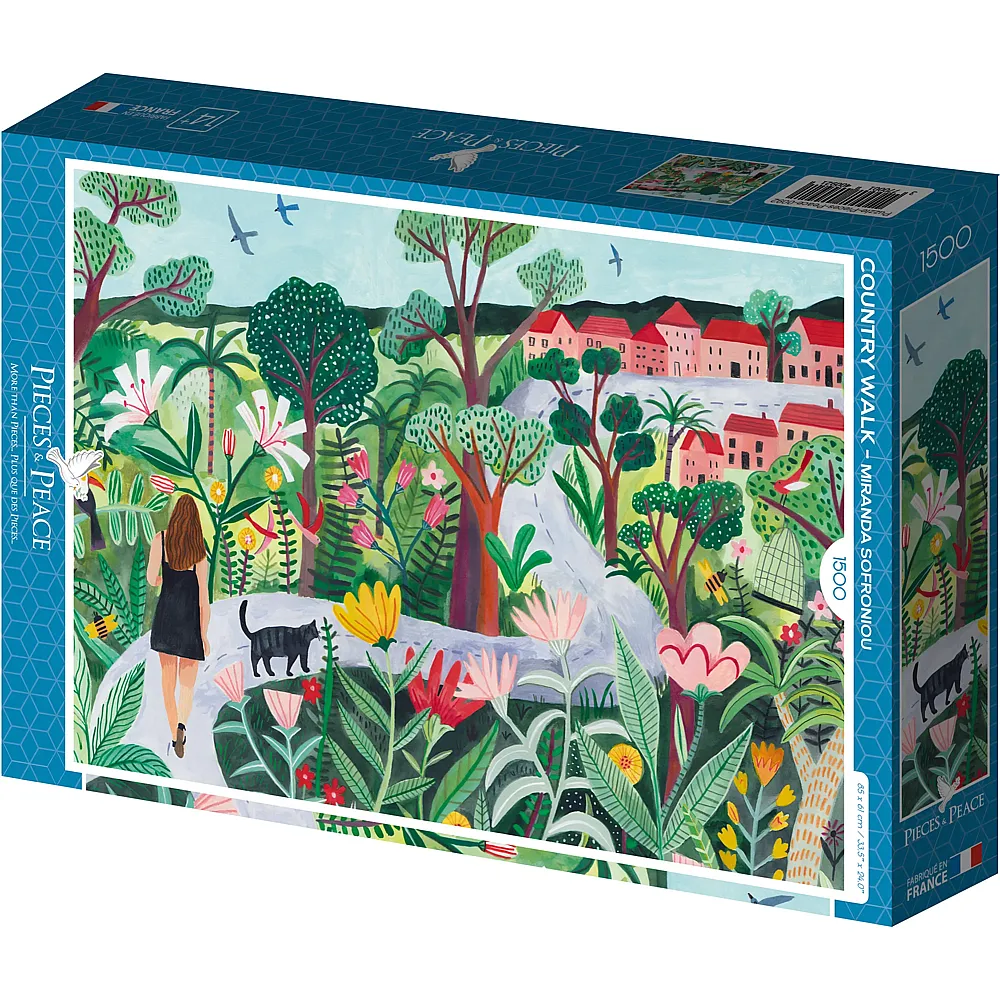 Pieces & Peace Puzzle Miranda Sofroniou Country Walk - 1500 Teile