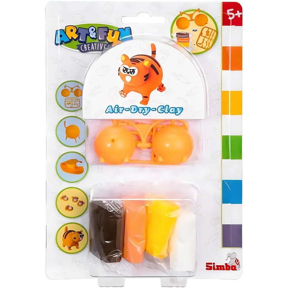 Simba A&F Air Dry Clay Tiger