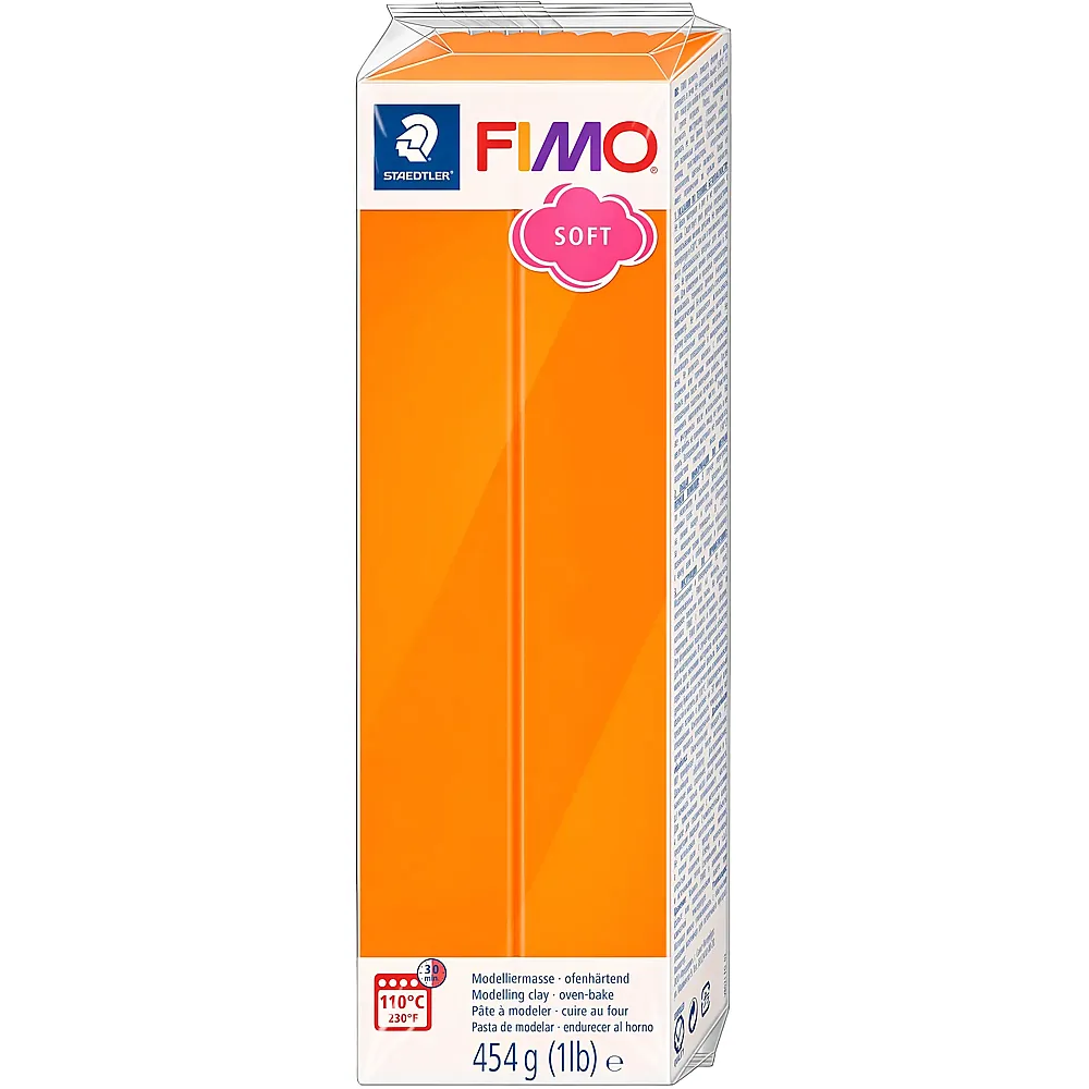 Fimo Soft Modelliermasse Mandarine - 454 g