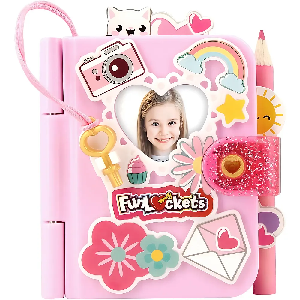 Jumbo Funlockets Mini Tagebuch kleines Notizbuch, Schl�ssel, �berraschungen, ab 6 Jahren