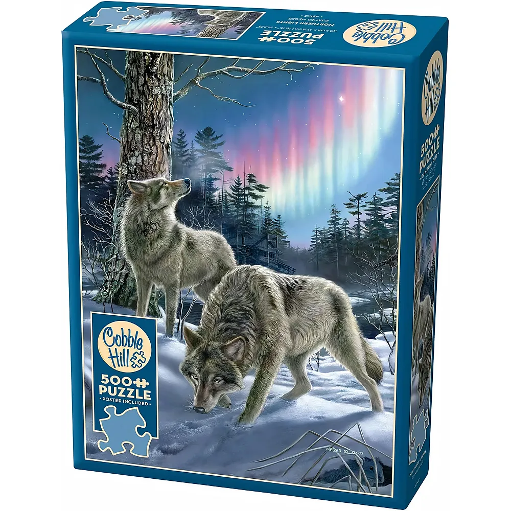 Cobble Hill Puzzle W�lfe im Nordlicht 500Teile