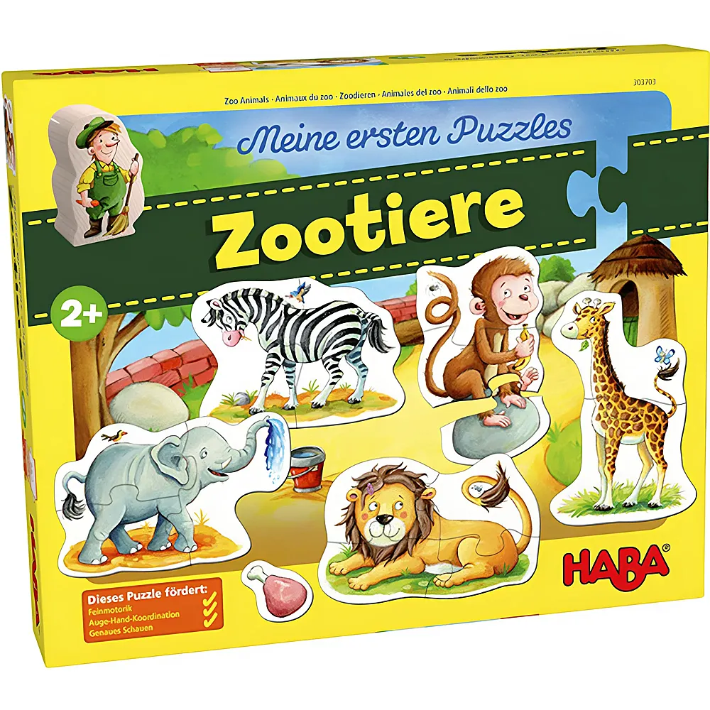 HABA Puzzle Zootiere 20Teile