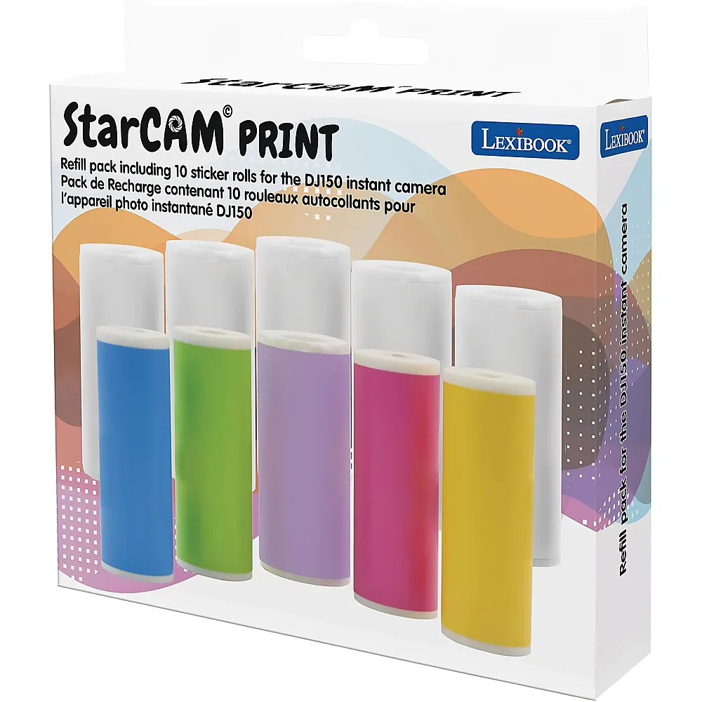 Lexibook StarCAM 10 Rollen Thermo-Fotopapier f�r Sofortbildkinderkamera