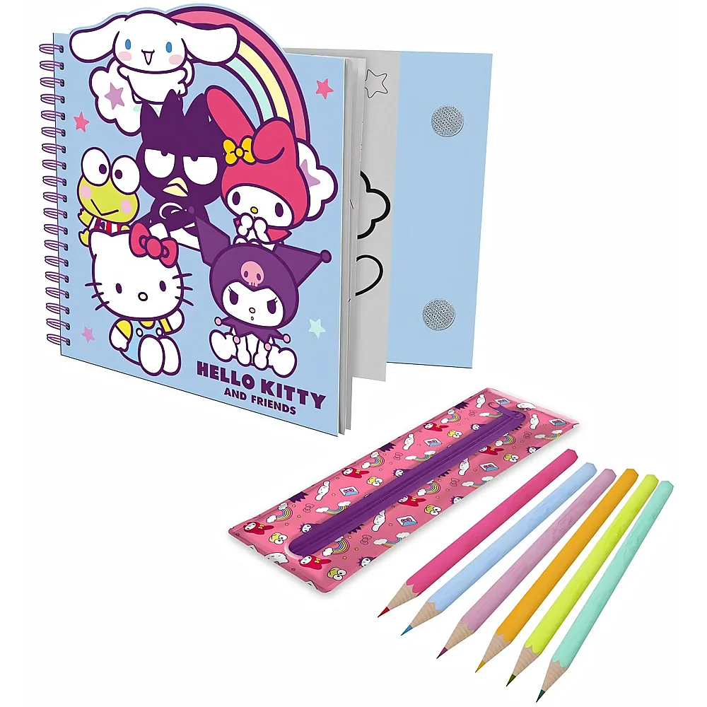 Kids Licensing Hello Kitty Bastelmalbuch 28x25x2cm