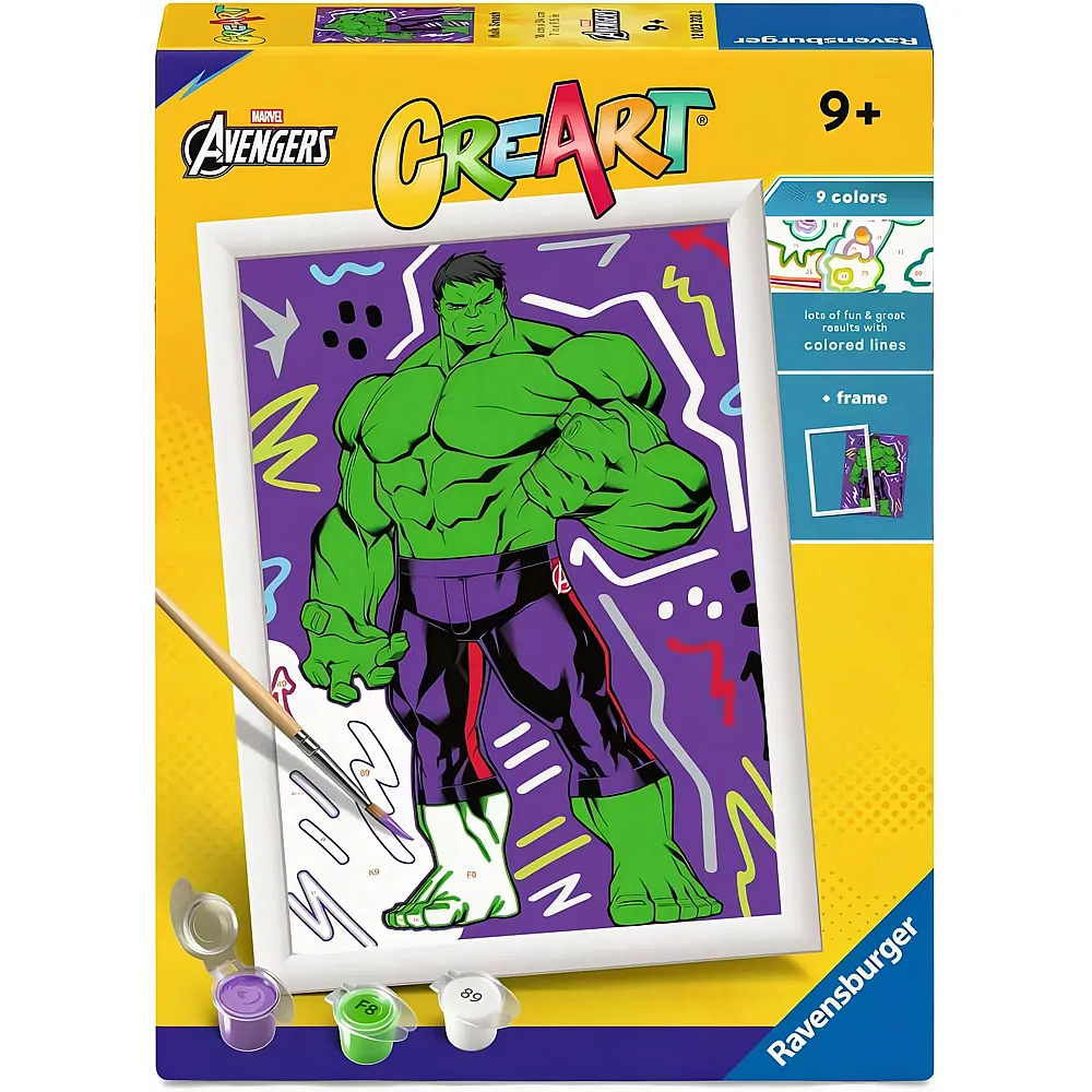 Ravensburger CreArt Avengers Hulk Smash