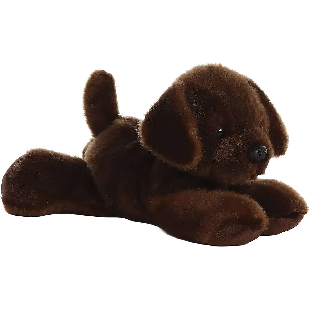 meinspielzeug - Aurora Flopsies Lil Lucky Chocolate Labrador - 21 cm | Hunde Pl�sch