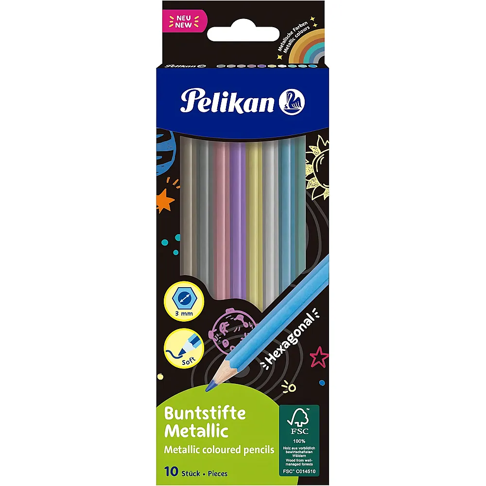 Pelikan Buntstifte metallic